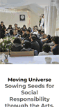 Mobile Screenshot of movinguniverse.org
